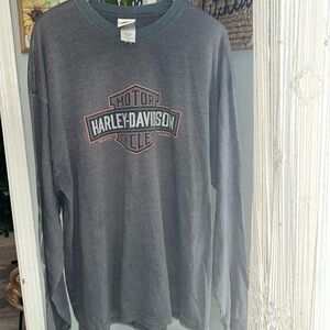 Harley Davidson Motor Cycle Long Sleeve
